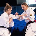 Brigita Svinkunaitė (de&scaron;inėje) apgynė Europos čempionės titulą.