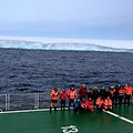 ledkalnis A23a, matomas i&scaron; laivo