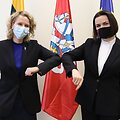 Au&scaron;rinė Armonaitė ir Sviatlana Cichanouskaja