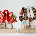 Kabuki Ningyō &ndash; Renjishi: Kabuki lėlės &ndash; Du liūtai, aut. Kiyomura Yoshihide, 2020.