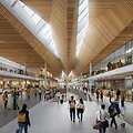 I&scaron;rinkta būsimo Vilniaus oro uosto atvykimo terminalo architektūrinė idėja