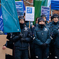 Statutinių pareigūnų protesto akcija &bdquo;Popierinis saugumas&ldquo;