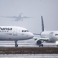 Arktinės oro sąlygos Frankfurto oro uoste