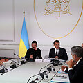 Volodymyras Zelenskis, Emmanuelis Macronas