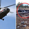 Mi-8 virto metalo laužo krūva 