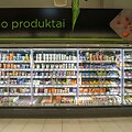 IKI parduotuvės pieno produktai