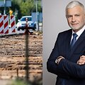 Kelių darbai / Bronius Markauskas, Lietuvos valstiečių ir žaliųjų sąjungos kandidatas į Europos Parlamentą, Klaipėdos rajono savivaldybės meras. 