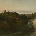 Vincentas Slendzinskis (1838&ndash;1909). Vilniaus Bernardinų sodas ir pilies kalnas. 1886. Drobė, aliejus. Lietuvos nacionalinis dailės muziejus