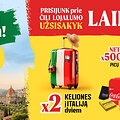 Iki Italijos &ndash; tik vienas kąsnis: &bdquo;Čili Pizza&ldquo; kviečia laimėti 5 000 picų ir dvi keliones į Italiją