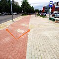 Neregiui dviračių takas &Scaron;iauliuose tampa kliūtimi. 