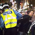 Monrealio policija turėjo daug darbo su aktyviais protestuotojais
