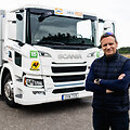 Vitoldas Milius elektriniu sunkvežimiu &bdquo;Scania&ldquo; siekė nuvažiuojamo atstumo rekordo