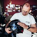 Motociklininkas Aidas Bubinas