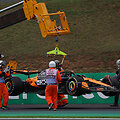 Oscaro Piastrio avarija San Paule, F1 sprinte