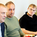 Autosporto atstovai Rokas Baciu&scaron;ka, Karolis Ramo&scaron;ka, Nerimantas Jucius, Albertas Veliamovičius Lietuvos Vyriausybėje