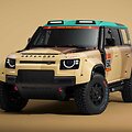 Pristatytas Roko Baciu&scaron;kos Dakaro automobilis &ndash; &bdquo;Defender Dakar D7X-R&ldquo;