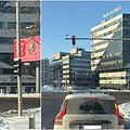 Neįprastas &scaron;viesoforas (kryžius) Vilniuje