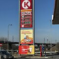 Degalų kainos kovo 10 d. Circle K degalinėje Tūkstantmečio g. Vilniuje