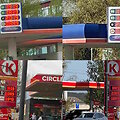 Degalų kainos gegužės 4 ir 5 d. Vilniuje Circle K ir Baltic Petroleum degalinėse Savanorių pr.