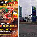 Siūloma boikotuoti degalines