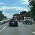 Eismas remontuojamuose A14 kelio Vilnius-Molėtai kelio ruožuose