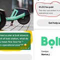 Netikėta Bolt bauda už paspirtuko pastatymą 