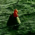 NASA TV kadras: &bdquo;Orion&ldquo; nusileido į vandenyną