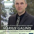 Mariaus Galinio agitacinis plakatas