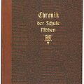 Knyga &bdquo;Chronik der Schule zu Nidden&ldquo; (Nidos mokyklos kronika)