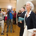 Tarptautinio valiutos fondo vaodvės Christine Lagarde vizitas Lietuvoje