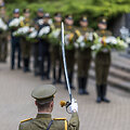 Medininkų žudynių pagerbimo ceremonija Antakalnio kapinėse