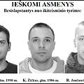 Policijos ie&scaron;komi asmenys