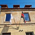 Užupio ir Prūsijos vėliavos