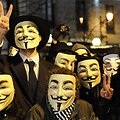 &bdquo;Anonymous&ldquo; grupuotės simbolis &ndash; kaukė 