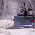 Tankų Leopard testavimas Gaižiūnų poligone