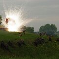 Tarptautinės muziejų nakties metu IX forte jau ne pirmus metus atkuriamas istorinio karo fragmentas. Praėjusių metų akimirka.