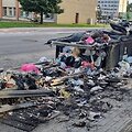 Padegti požeminiai konteineriai