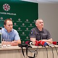 Prokuroras A.Saunorius ir Klaipėdos VPK vir&scaron;ininkas A.Motuzas