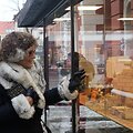 Aida Raimonda Pečeliūnienė miestui padovanojo unikalią kalėdinę ekspoziciją.