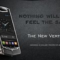 Prabangaus i&scaron;maniojo telefono &bdquo;Vertu Ti&ldquo; reklama