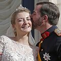 Liuksemburgo Didžiojo hercogo titulo paveldėtojas Guillaume'as su belgų grafaite Stephanie de Lannoy
