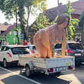 Skulptūra &bdquo;Lietuvaitė&ldquo; Palangoje