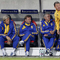 Ukrainos futbolo rinktinės treneris Olegas Blochinas. 