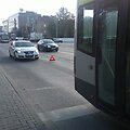 Vilniuje, Konstitucijos pr. susidūrė lengvasis automobilis ir autobusas