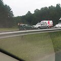 Autostradoje susidūrė du automobiliai.