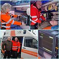 Greitosios pagalbos medikai su i&scaron;gelbėtu pacientu Renatu 