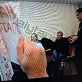 Remigijaus Žemaitaičio vizitą Alytuje aptemdė protestuotojai