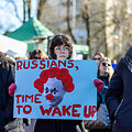 4 dienų protesto akcija prie Rusijos ambasados