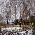 Vilniuje &scaron;alia gyvenamojo namo nukrito lėktuvas