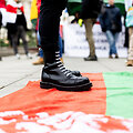 Lietuvoje gyvenančių baltarusių protesto akcija &bdquo;Luka&scaron;enką &ndash; į smulkintuvą&ldquo;